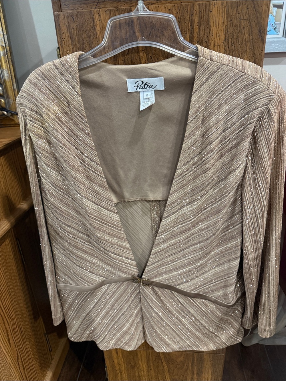 size 18 woman’s sparkle PATRA evening jacket